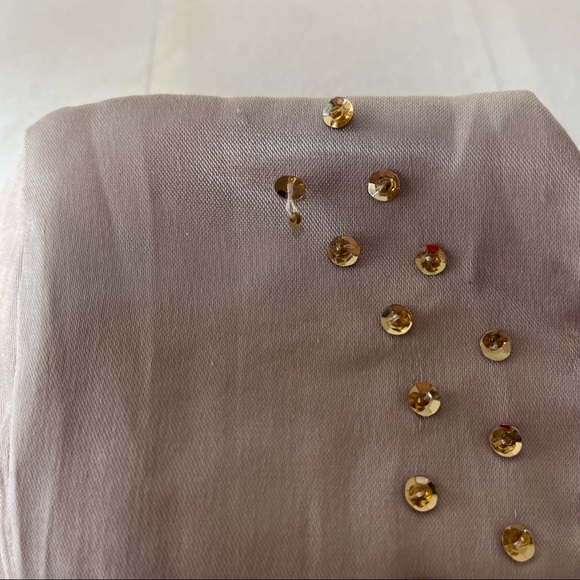 Charlotte Russe strapless beige/tan sexy corset with sequins NWT - Picture 8 of 8